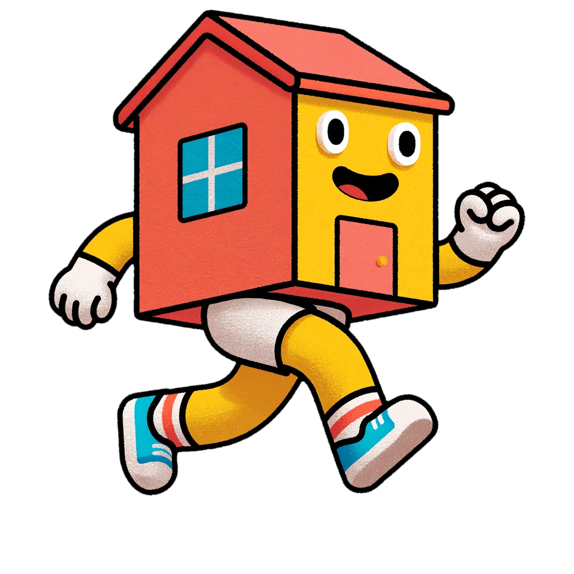 Mark, a friendly running house, cheering you on through your move.